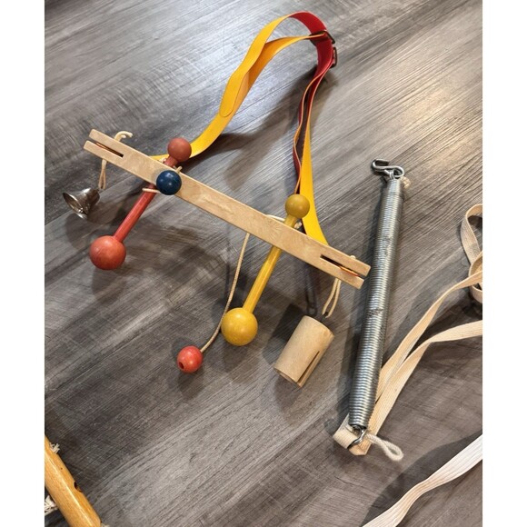 VTG Johnny Jump Up Infant Jumper 24lb Baby Exerciser /50s Baby Crib Toys Doorway - Picture 4 of 15